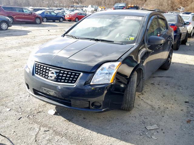 3N1AB61E78L630143 - 2008 NISSAN SENTRA 2.0 BLACK photo 2