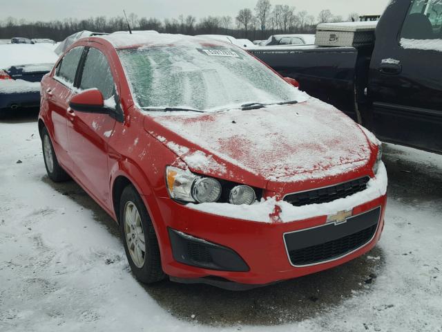 1G1JB5SH7C4181876 - 2012 CHEVROLET SONIC LS 红色 照片 1