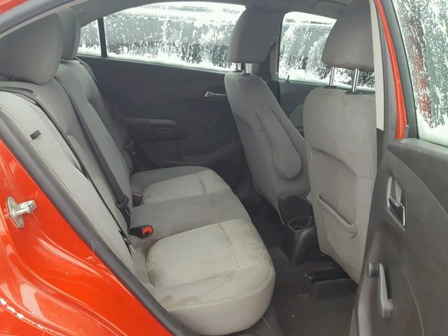 1G1JB5SH7C4181876 - 2012 CHEVROLET SONIC LS 红色 照片 6