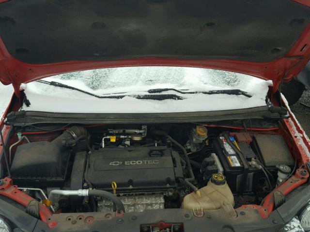 1G1JB5SH7C4181876 - 2012 CHEVROLET SONIC LS 红色 照片 7