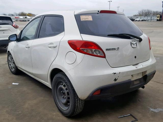 JM1DE1KZ600138232 - 2012 MAZDA MAZDA2 WHITE photo 3