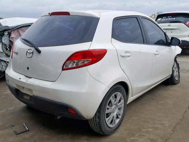 JM1DE1KZ600138232 - 2012 MAZDA MAZDA2 WHITE photo 4