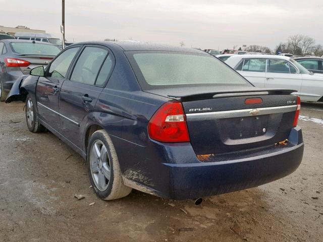 1G1ZU53816F155262 - 2006 CHEVROLET MALIBU LTZ ლურჯი ფოტო 3