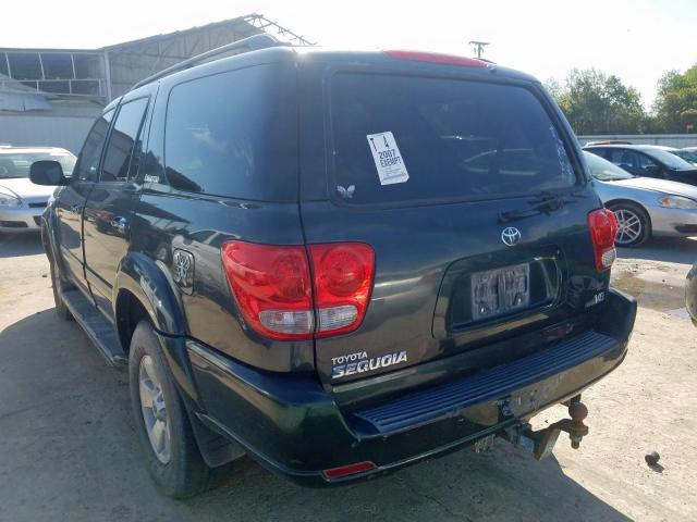 5TDZT38A57S286268 - 2007 TOYOTA SEQUOIA LI BLACK photo 3