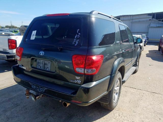 5TDZT38A57S286268 - 2007 TOYOTA SEQUOIA LI BLACK photo 4