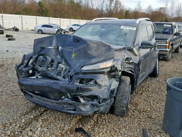 1C4PJMCS7GW322268 - 2016 JEEP CHEROKEE L BLACK photo 2