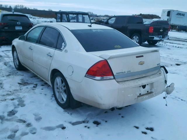 2G1WU583789194899 - 2008 CHEVROLET IMPALA LTZ WHITE photo 3