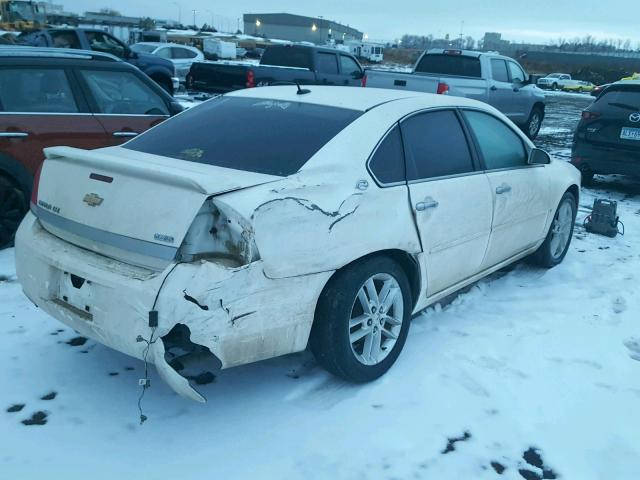 2G1WU583789194899 - 2008 CHEVROLET IMPALA LTZ WHITE photo 4