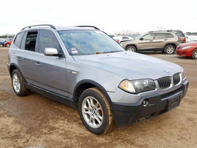 WBXPA73484WB23850 - 2004 BMW X3 2.5I GRAY photo 1