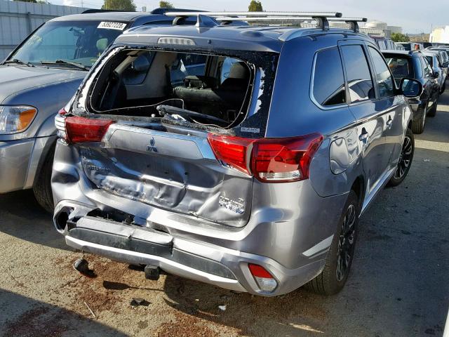 JA4J24A53JZ029838 - 2018 MITSUBISHI OUTLANDER GRAY photo 4