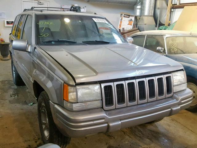 1J4GZ78Y6WC317984 - 1998 JEEP GRAND CHER GRAY photo 1