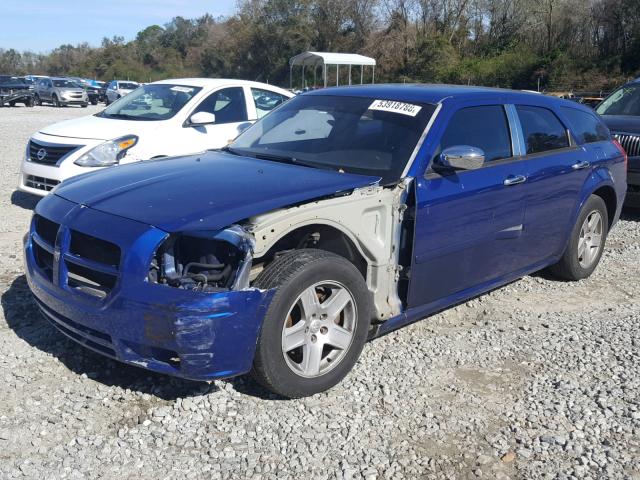 2D4FV47T46H181484 - 2006 DODGE MAGNUM SE BLUE photo 2