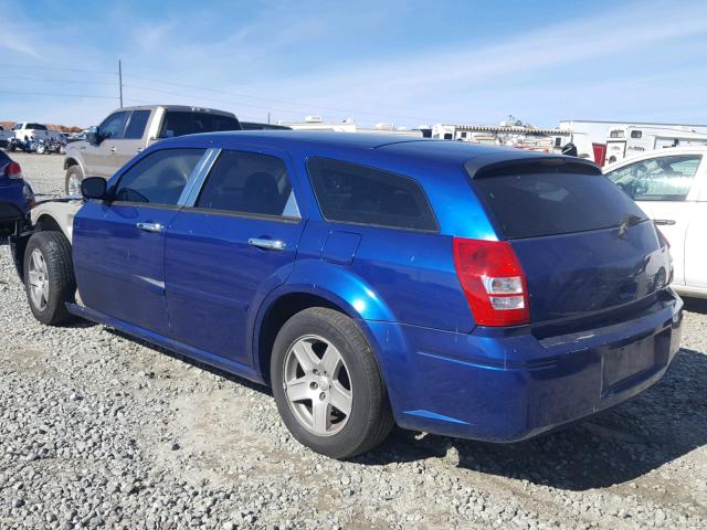 2D4FV47T46H181484 - 2006 DODGE MAGNUM SE BLUE photo 3