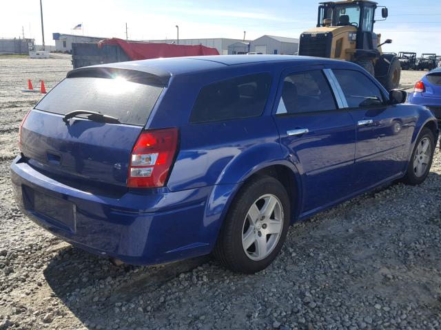 2D4FV47T46H181484 - 2006 DODGE MAGNUM SE BLUE photo 4