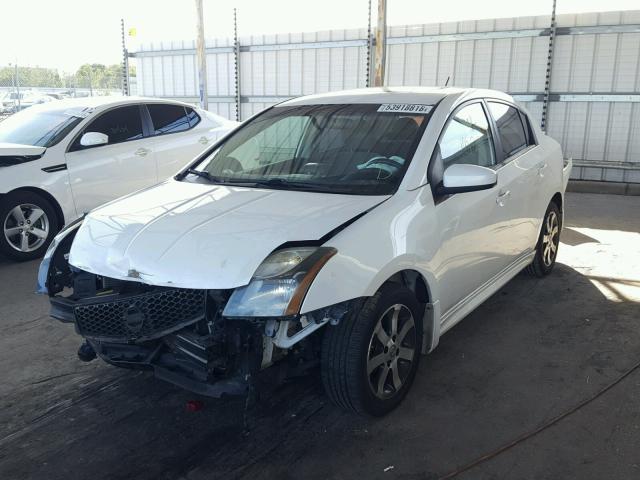 3N1AB6AP9BL731676 - 2011 NISSAN SENTRA 2.0 WHITE photo 2