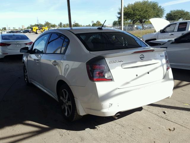 3N1AB6AP9BL731676 - 2011 NISSAN SENTRA 2.0 WHITE photo 3