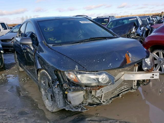 2HGFA16689H028681 - 2009 HONDA CIVIC GRAY photo 1