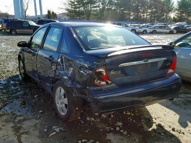 1FAFP38352W238955 - 2002 FORD FOCUS ZTS BLUE photo 3