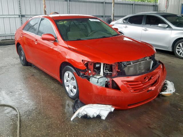 4T1BE46K17U111410 - 2007 TOYOTA CAMRY CE RED photo 1