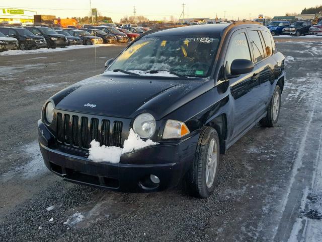 1J8FT47W27D217709 - 2007 JEEP COMPASS BLACK photo 2