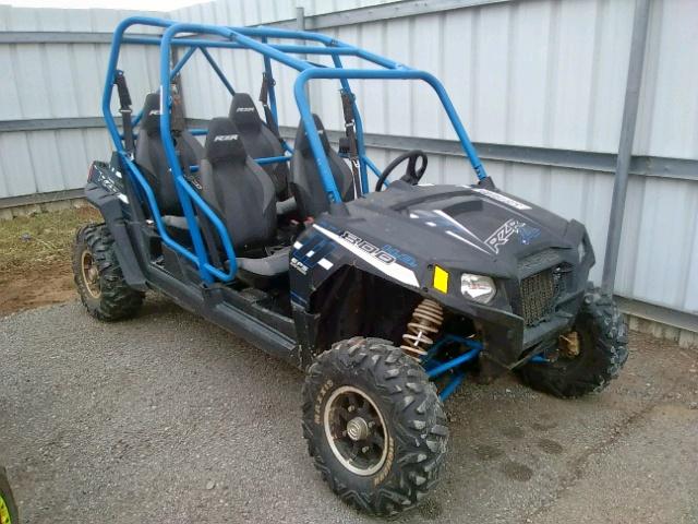 4XAXE7EA7EF269442 - 2014 POLARIS RZR 4 800 BLUE photo 1