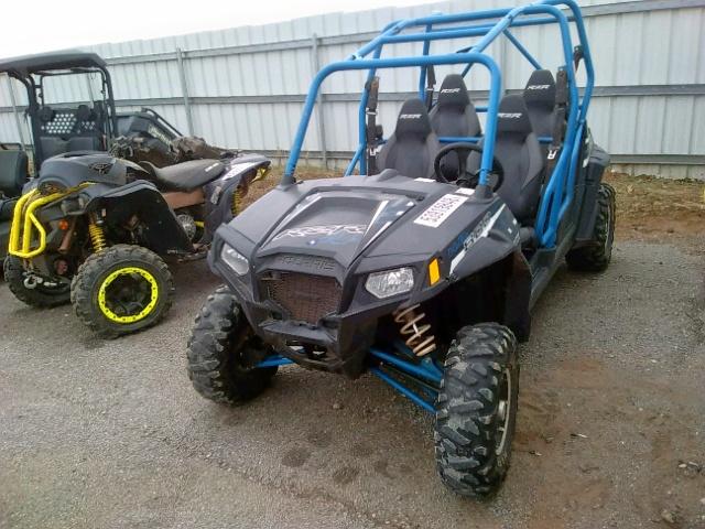 4XAXE7EA7EF269442 - 2014 POLARIS RZR 4 800 BLUE photo 2