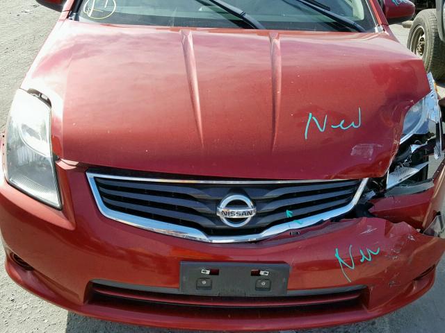 3N1AB6AP5CL761212 - 2012 NISSAN SENTRA 2.0 RED photo 7