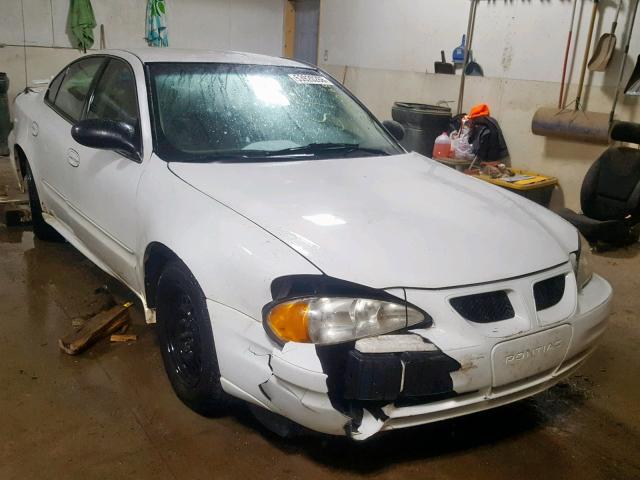 1G2NE52E95M199356 - 2005 PONTIAC GRAND AM S WHITE photo 1