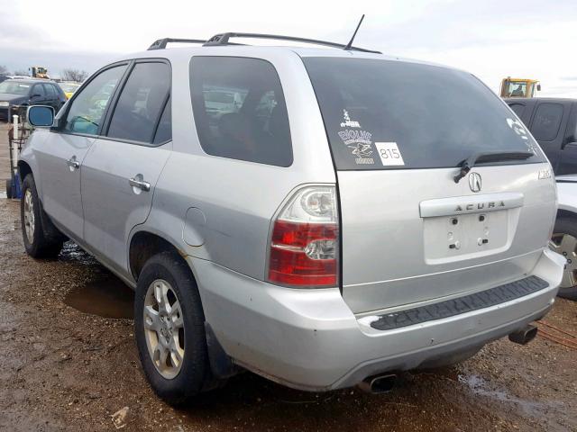 2HNYD18684H560172 - 2004 ACURA MDX TOURIN SILVER photo 3