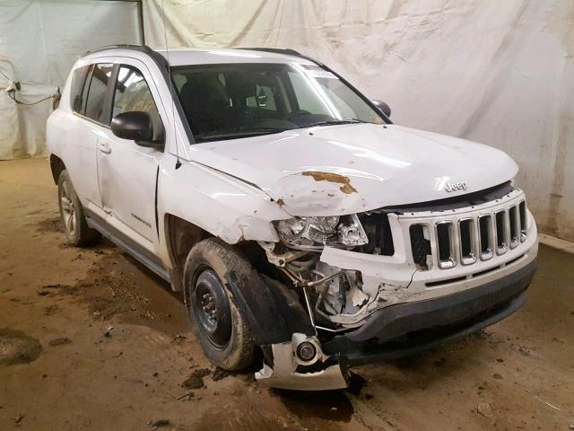 1C4NJDBB4CD523009 - 2012 JEEP COMPASS SP WHITE photo 1