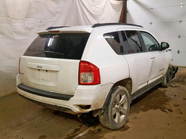 1C4NJDBB4CD523009 - 2012 JEEP COMPASS SP Blanc photo 4