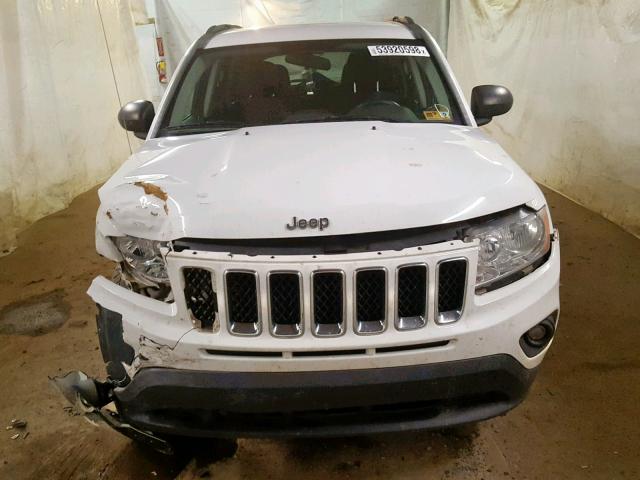 1C4NJDBB4CD523009 - 2012 JEEP COMPASS SP Blanc photo 7