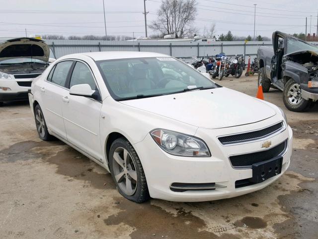 1G1ZJ57B38F282001 - 2008 CHEVROLET MALIBU 2LT WHITE photo 1