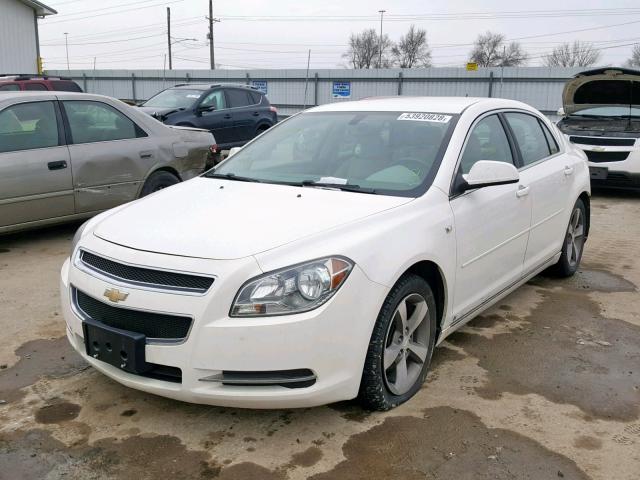 1G1ZJ57B38F282001 - 2008 CHEVROLET MALIBU 2LT WHITE photo 2