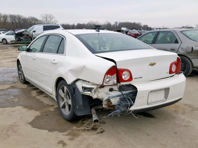 1G1ZJ57B38F282001 - 2008 CHEVROLET MALIBU 2LT WHITE photo 3