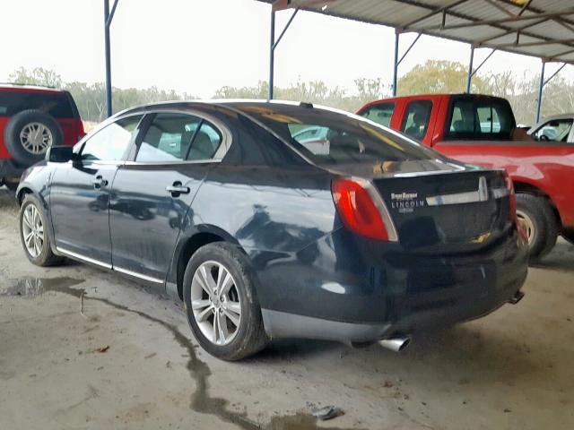 1LNHM93R49G613955 - 2009 LINCOLN MKS BLACK photo 3