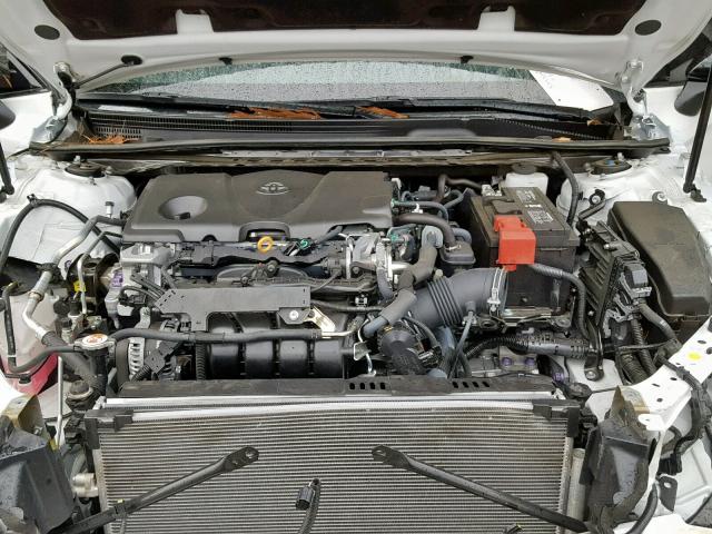 4T1B61HK3JU007761 - 2018 TOYOTA CAMRY XSE WHITE photo 7