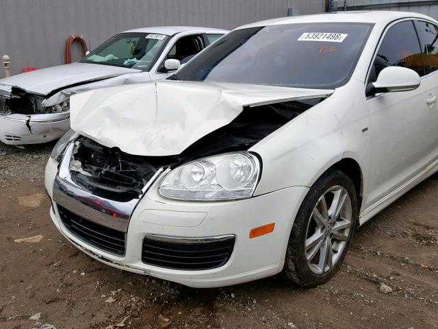 3VWCT71K46M853274 - 2006 VOLKSWAGEN JETTA TDI WHITE photo 9