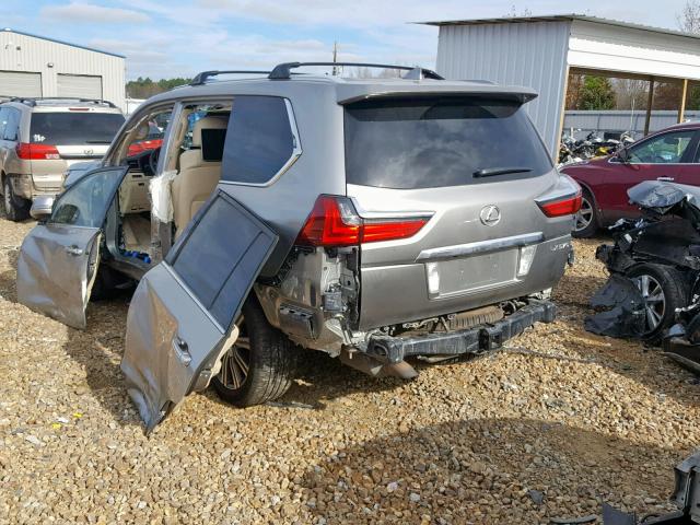 JTJHY7AX9G4195029 - 2016 LEXUS LX 570 SILVER photo 3