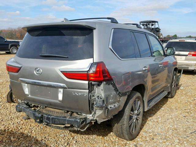 JTJHY7AX9G4195029 - 2016 LEXUS LX 570 SILVER photo 4