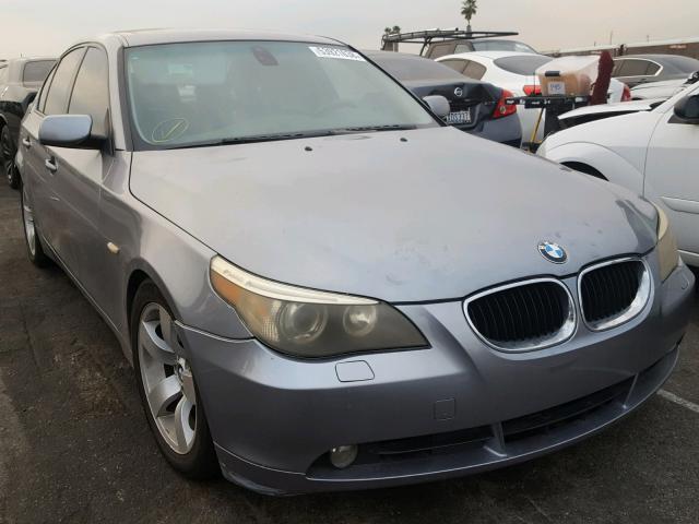 WBANE53576CK79379 - 2006 BMW 525 I GRAY photo 1