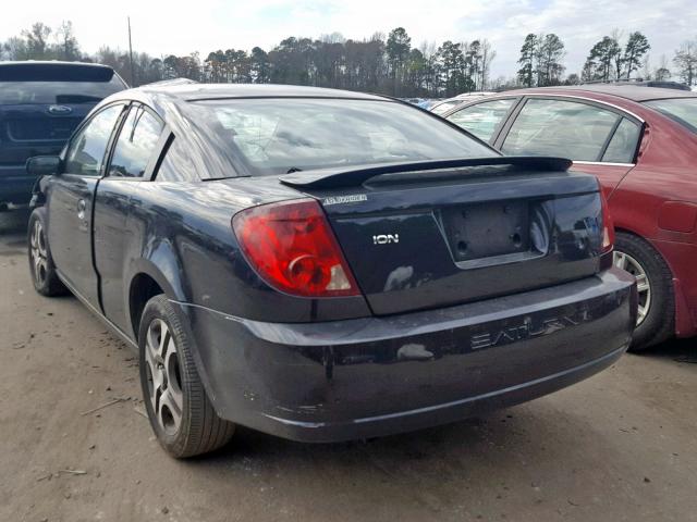 1G8AW12F55Z109254 - 2005 SATURN ION LEVEL BLACK photo 3