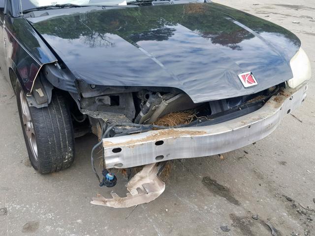 1G8AW12F55Z109254 - 2005 SATURN ION LEVEL BLACK photo 9