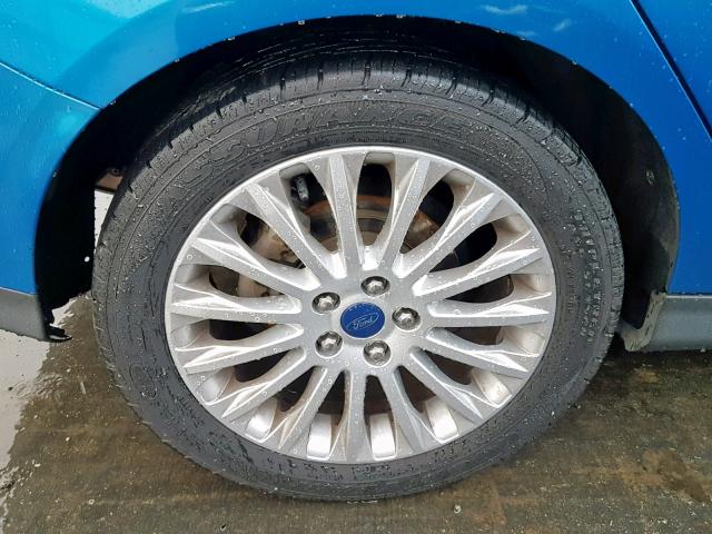 1FAHP3N29CL257676 - 2012 FORD FOCUS TITA BLUE photo 9