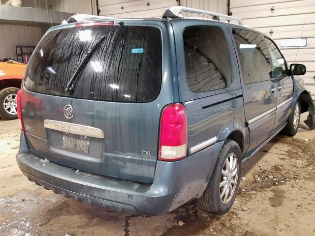 5GADV33L95D199481 - 2005 BUICK TERRAZA CX BLUE photo 4