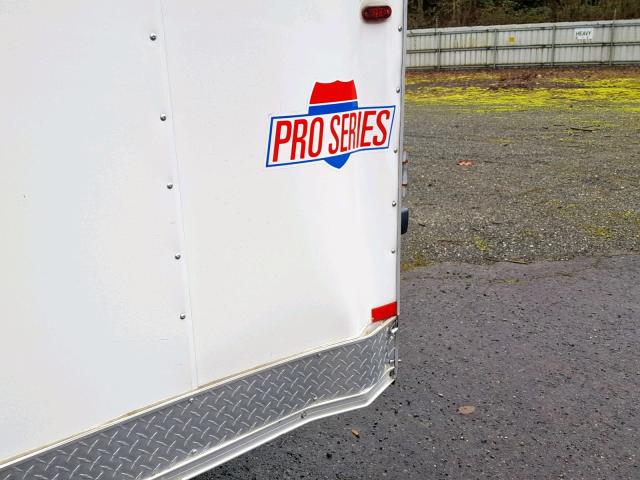 4RAPS2723HN100925 - 2017 CARGO TRAILER WHITE photo 9