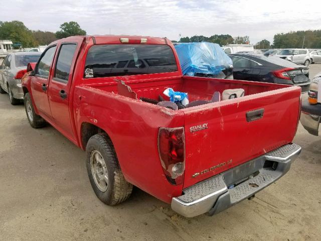 1GCCS138858254773 - 2005 CHEVROLET COLORADO RED photo 3