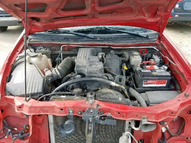 1GCCS138858254773 - 2005 CHEVROLET COLORADO RED photo 7