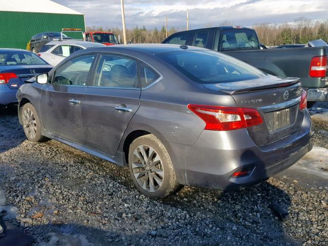 3N1CB7AP7JY209063 - 2018 NISSAN SENTRA SR GRAY photo 3