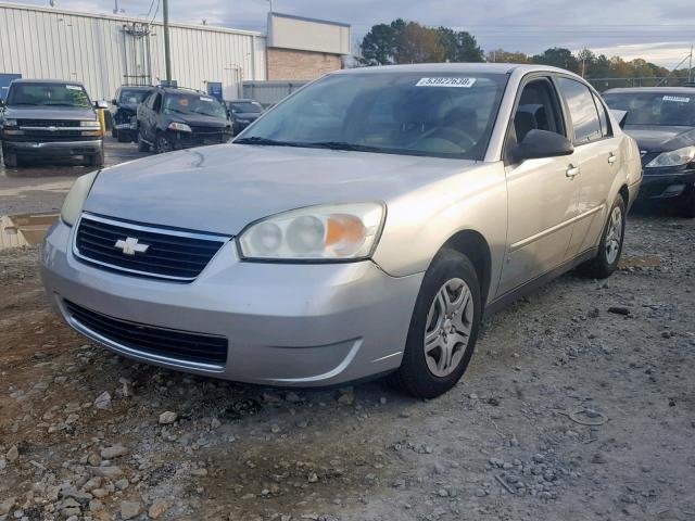 1G1ZS58F17F203468 - 2007 CHEVROLET MALIBU LS SILVER photo 2
